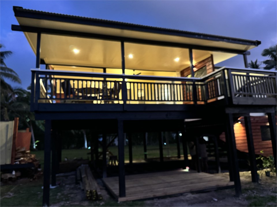 Front facing towards the beach and ocean