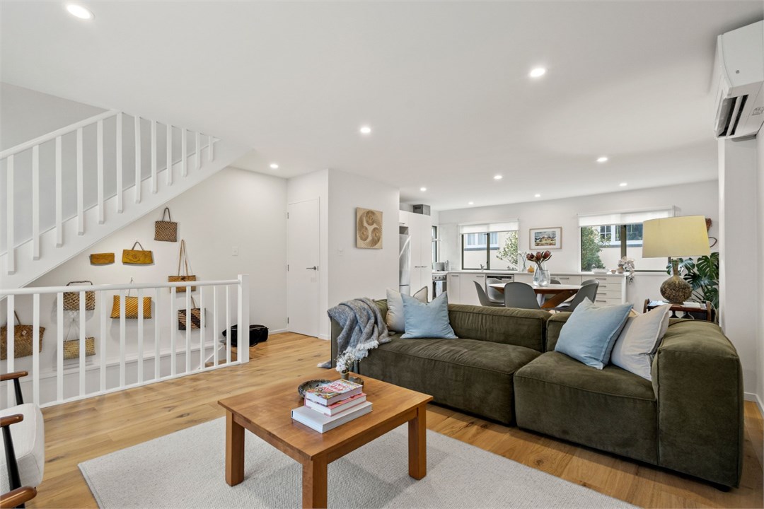 Living room with seating areas