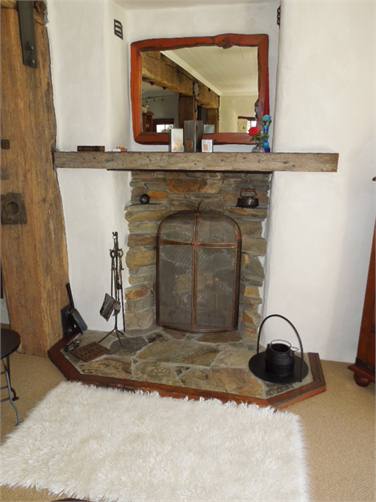 Open fireplace