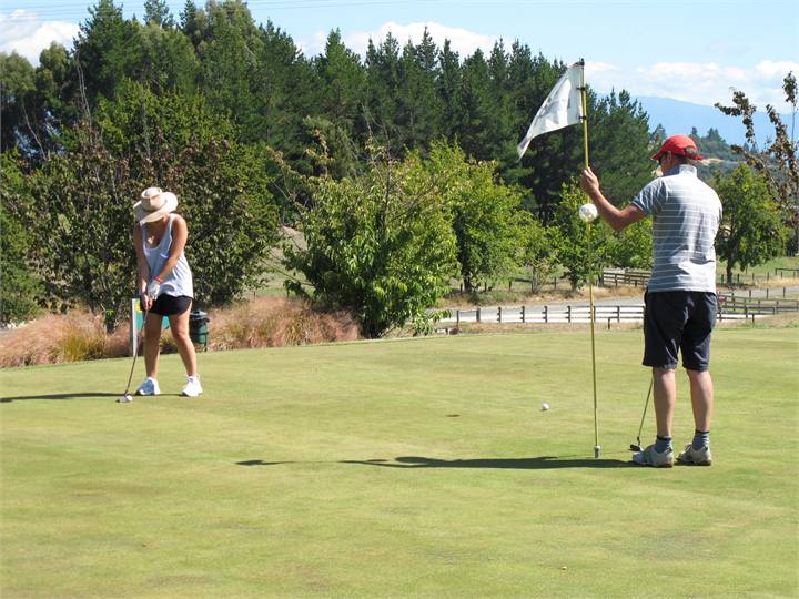 Polish your golf skills at the Tasman Golf Course