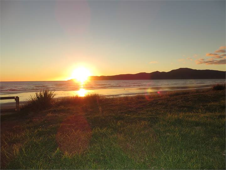 Sunset behind Kapiti