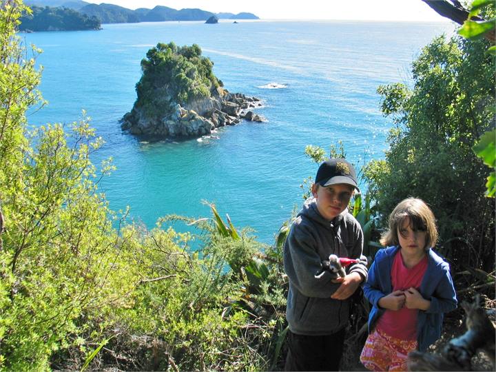 Our kids a few years ago in Abel Tasman NP