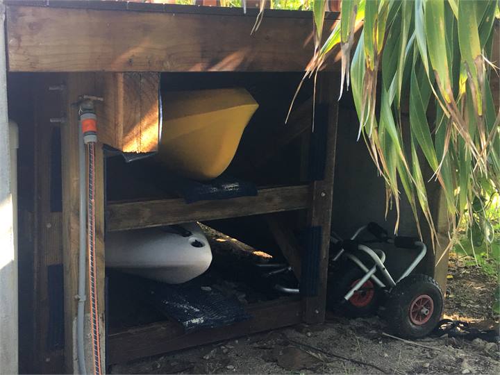 Take a kayak out on the lagoon