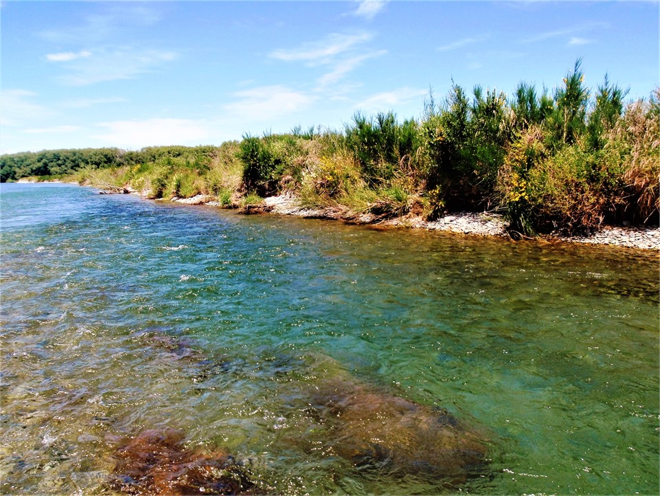 Th Oreti River is only a short walk away.