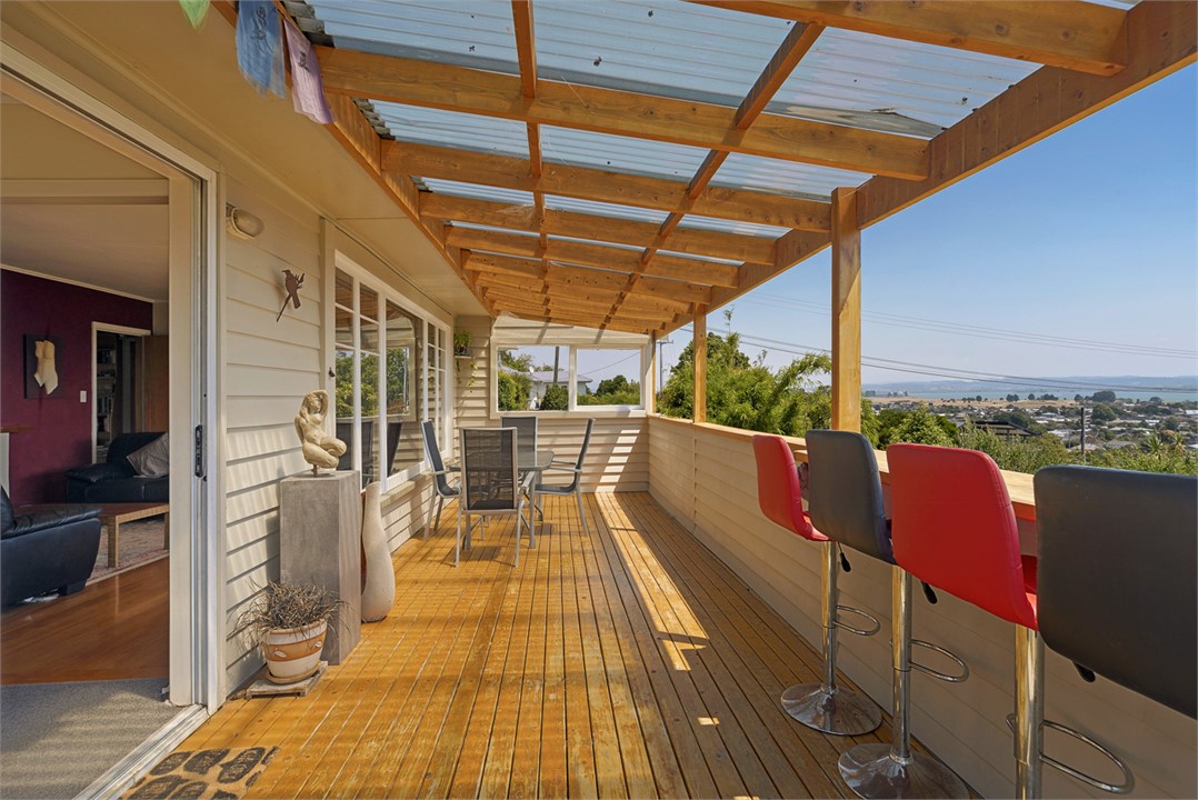Deck area with views