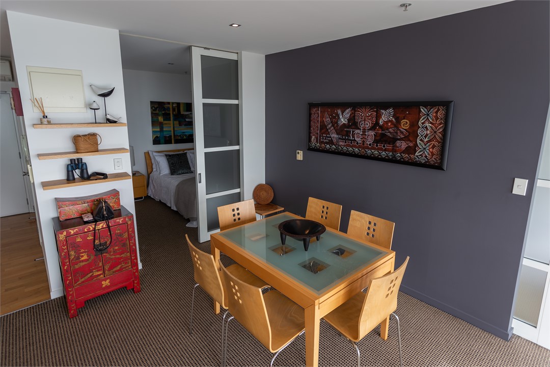 Looking into bedroom two.