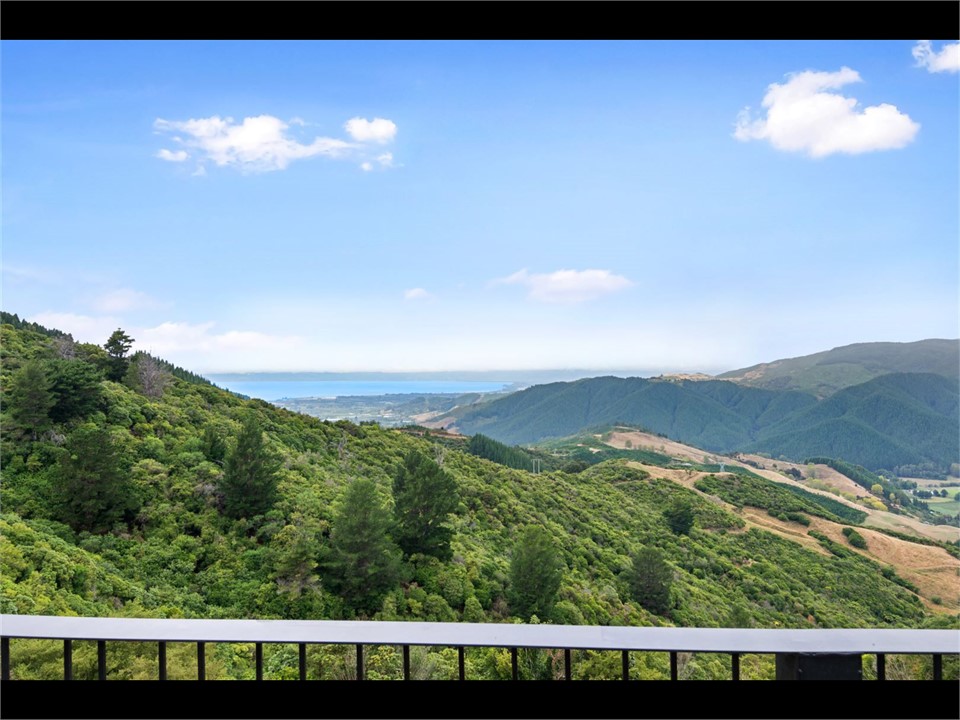 View towards Tasman Bay and Richmond Ranges