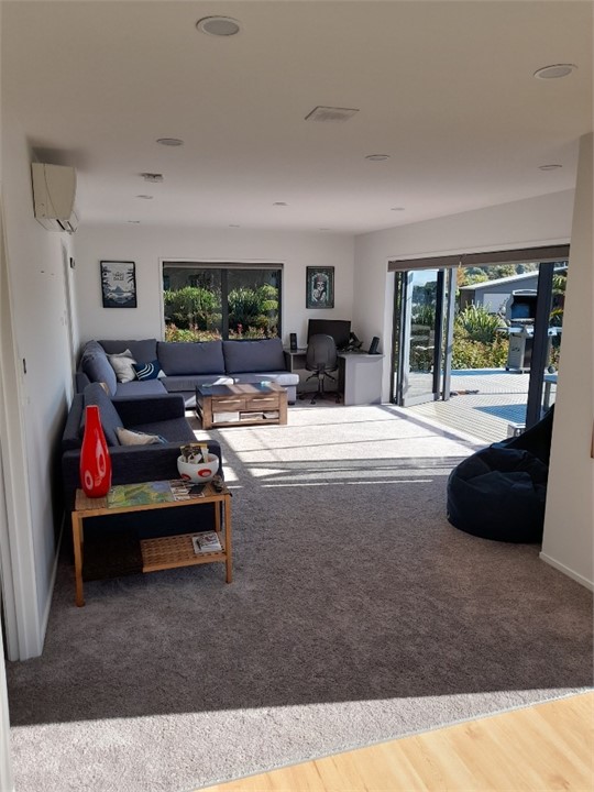 Open plan living area