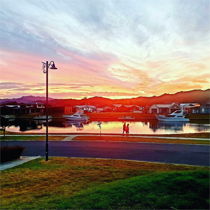 View from the West Deck on Sunset