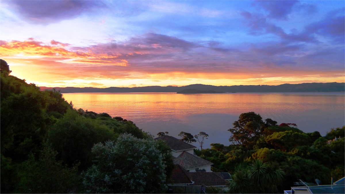 Sunset from Mahina Bay Loft