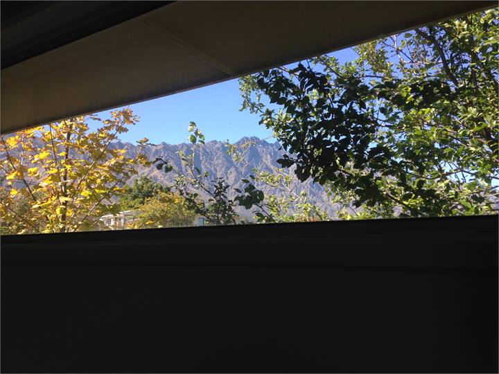 view of Remarkables from second bedroom
