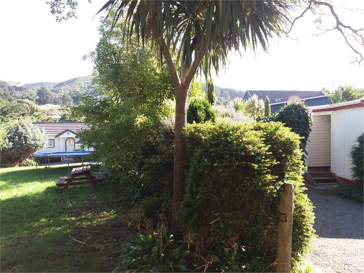 The cottages share a large garden