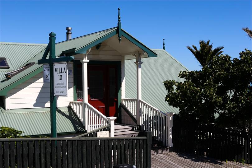 private entrance to the Loft apartment