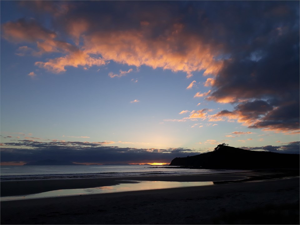 Sunrise Over Omaha Beach