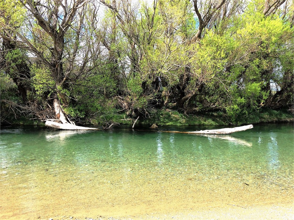 The gin clear Mataura River is nearby.