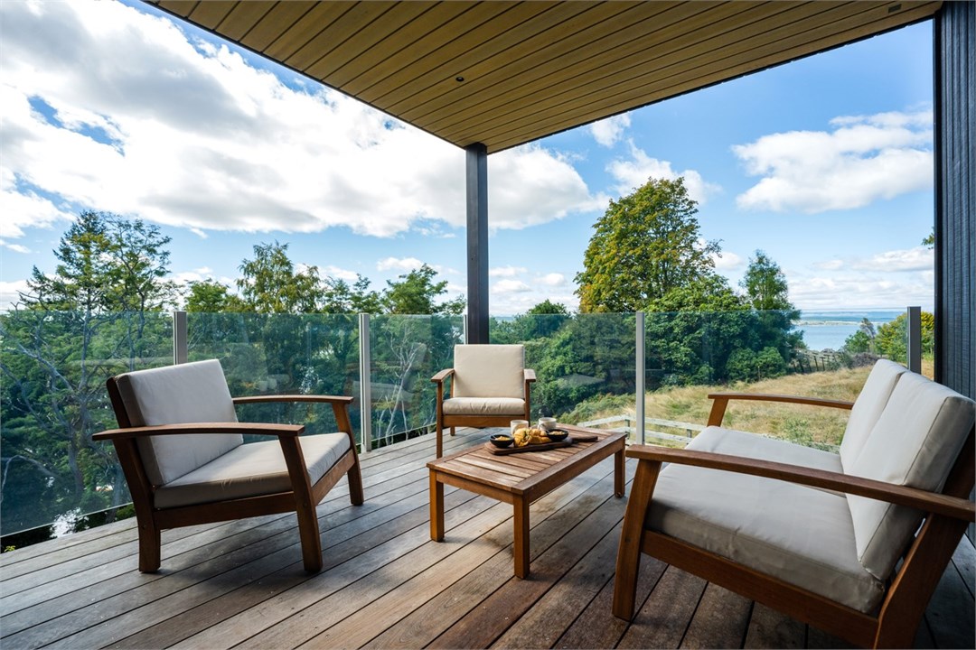 Private deck on the master bedroom