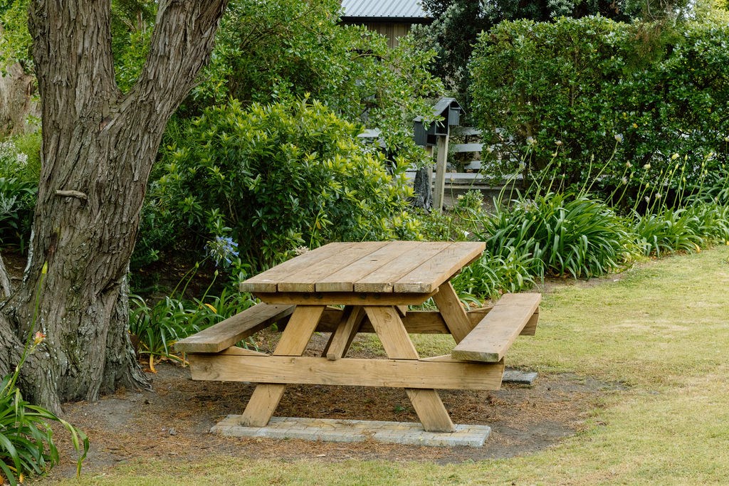 Lovely shared spot to sit in the garden