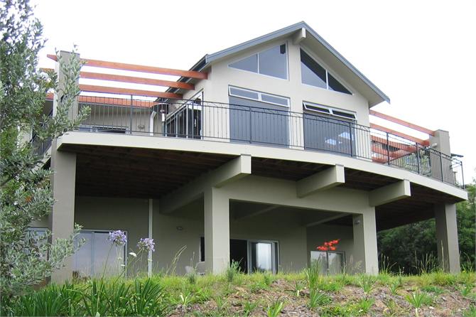 Harbour view of house