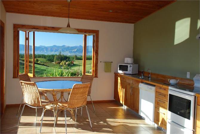 Kitchen and dining area