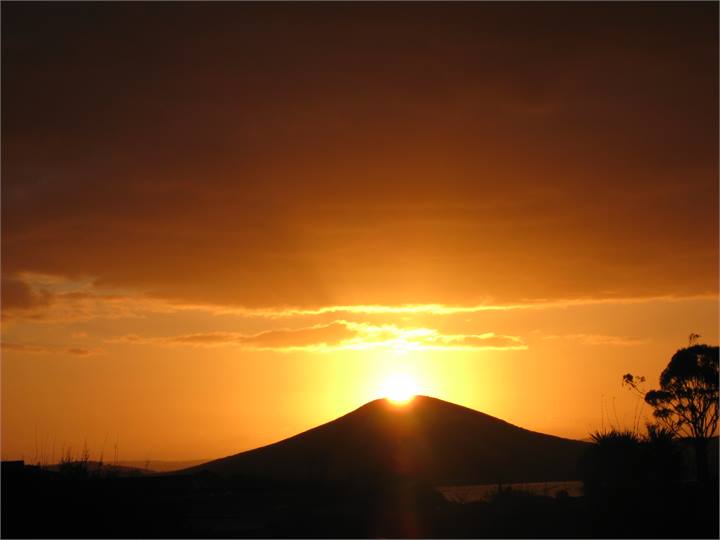 Sunset over Puwheke