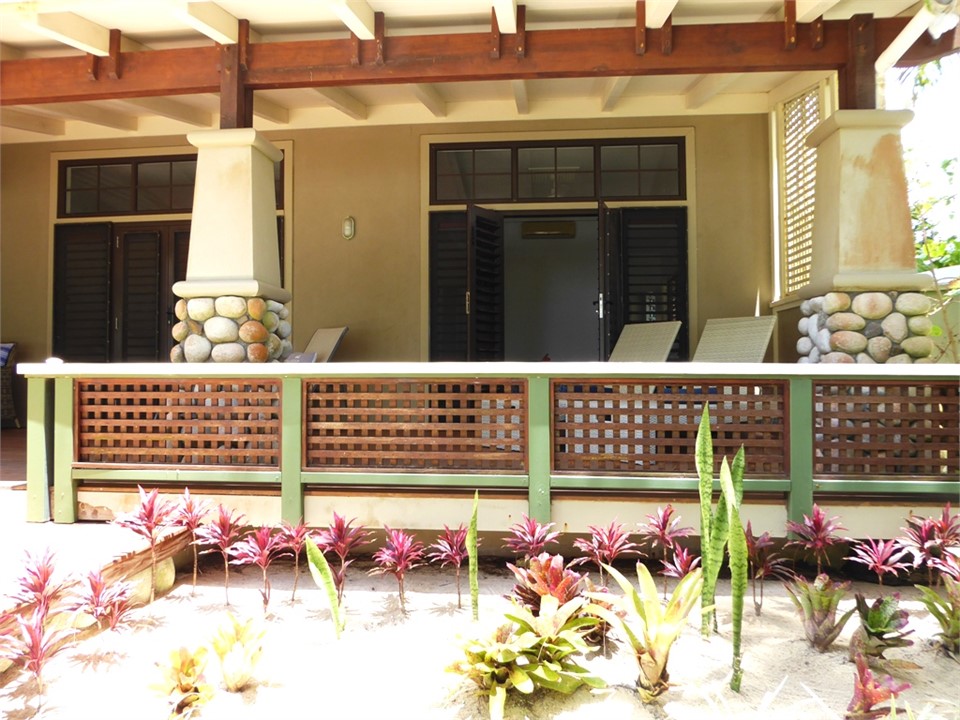 the whole section is landscaped