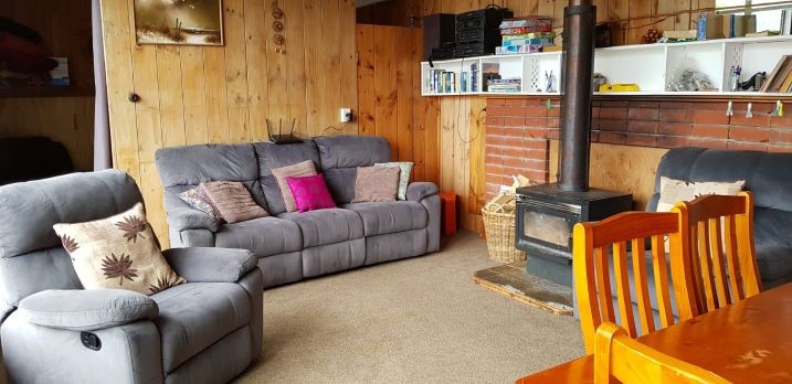 Lounge with log fire