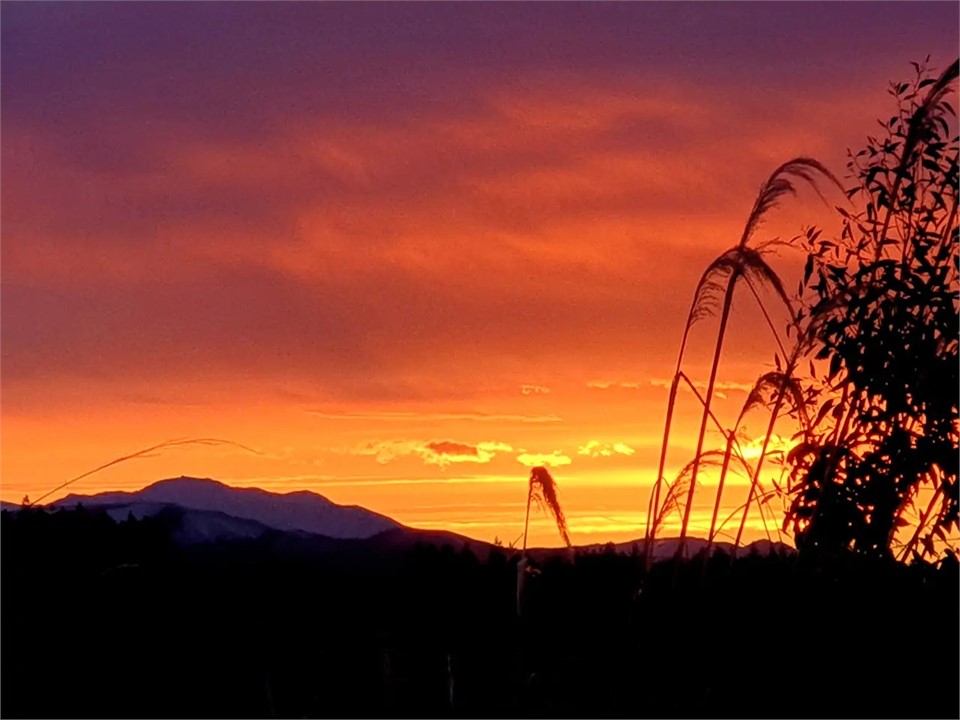 Sunrise from the deck