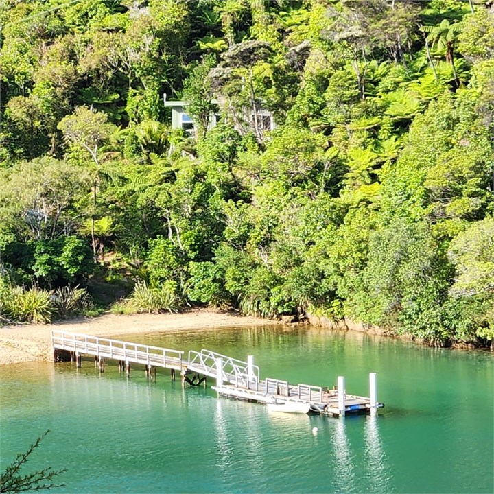 House above shared jetty