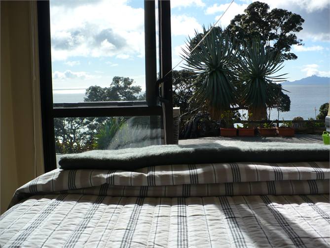 veiw from bed downstairs