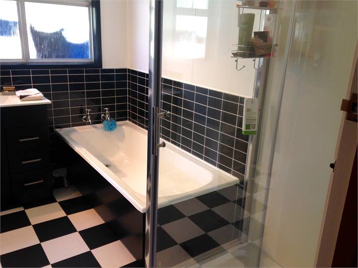 newly refurbished bathroom