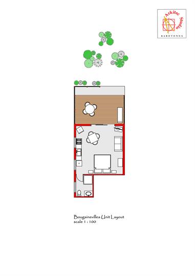 Floorplan of Bougainvillea Apartment