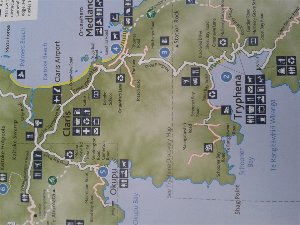 Road Map to Iona rd ,  Okupu