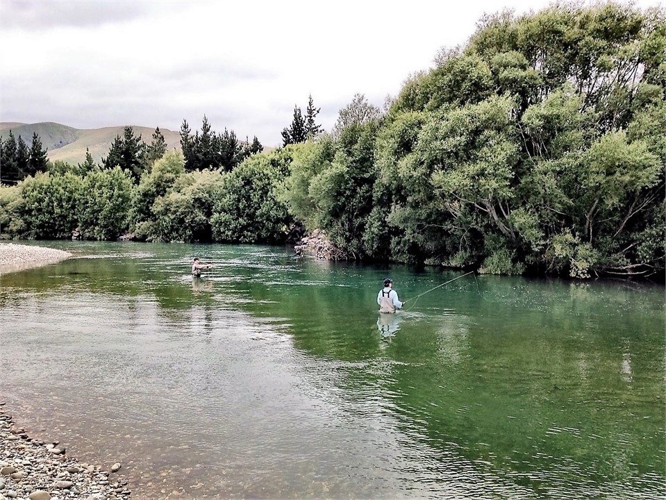 Casting to rising trout when the mayflies hatch.