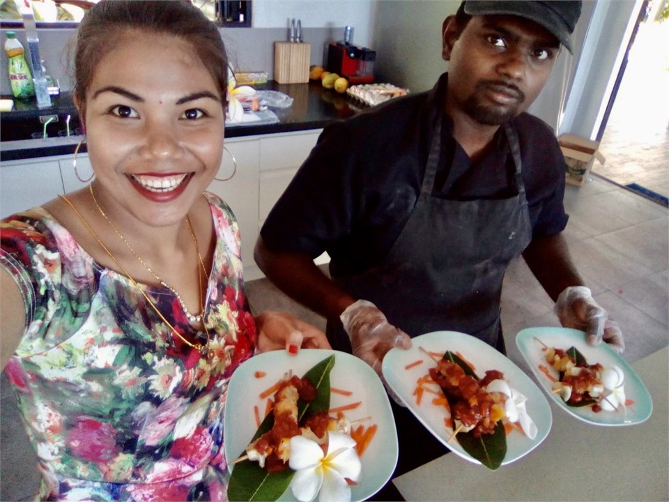 Head Chef and Mixologist your meal awaits