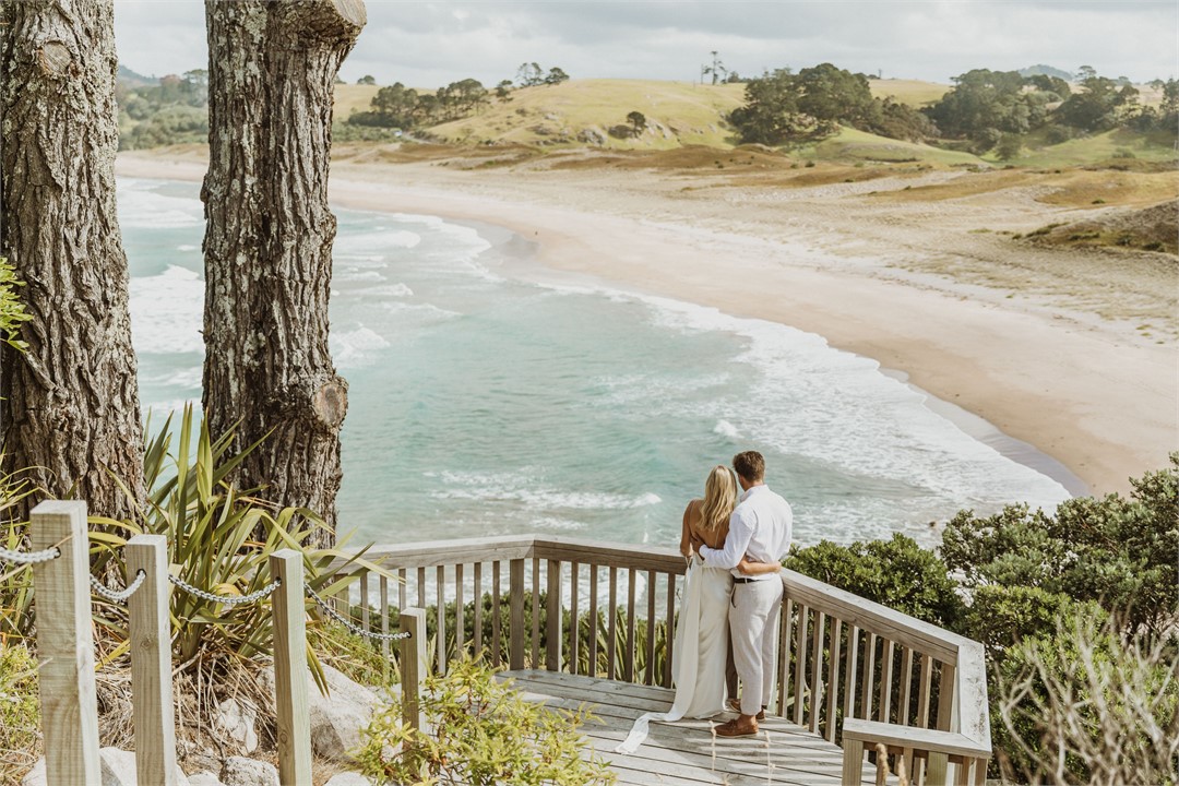 Overlooking Hot Water Beach