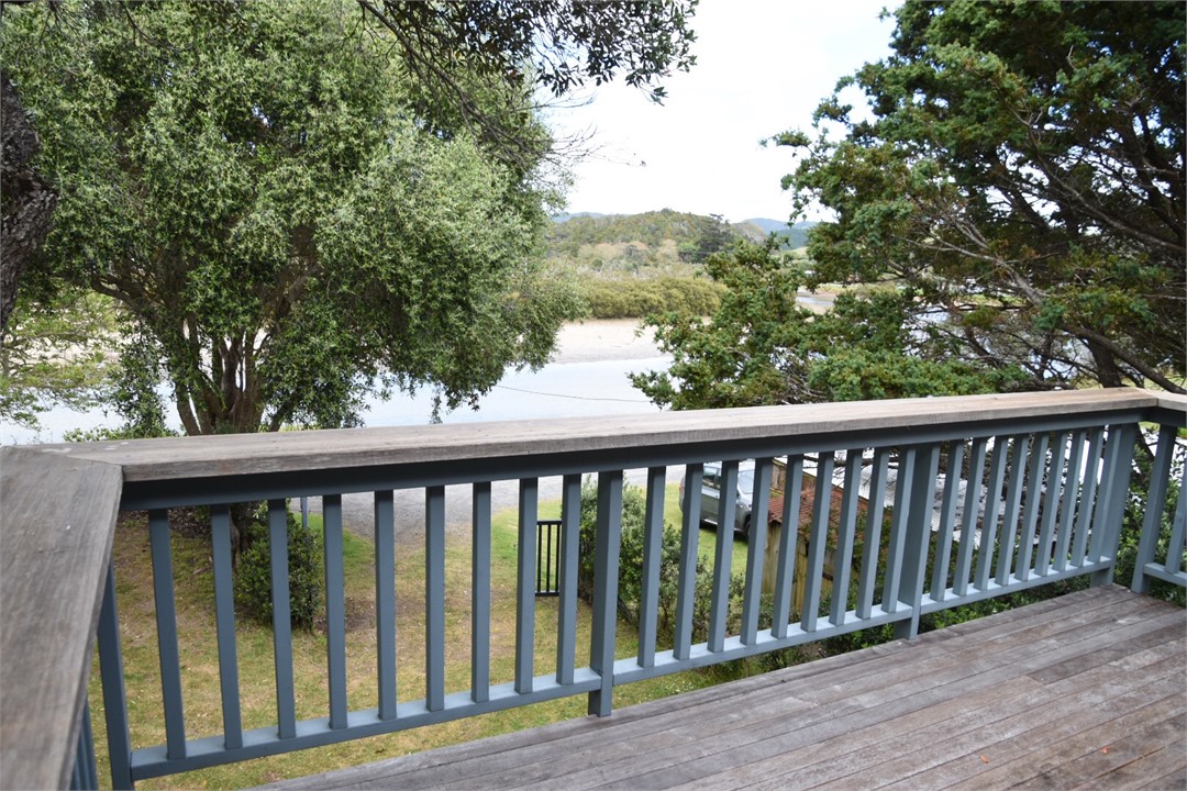 View to esturay from back deck