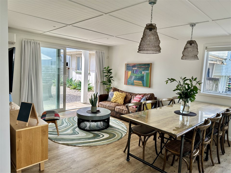 Looking back to the main entrance.