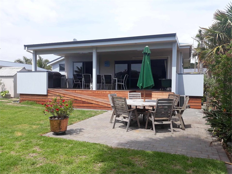 View of deck from rear of section