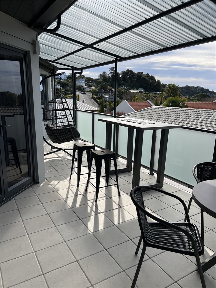 side patio covered upstairs