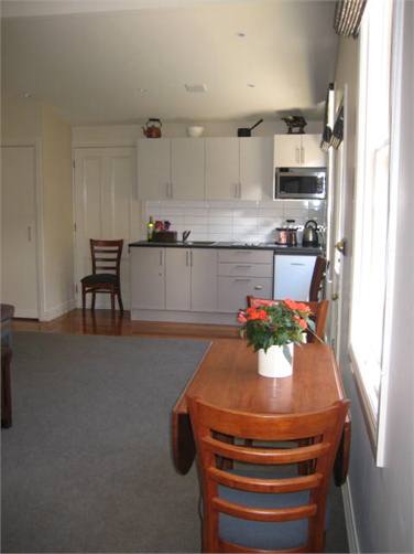Dining area and kitchen