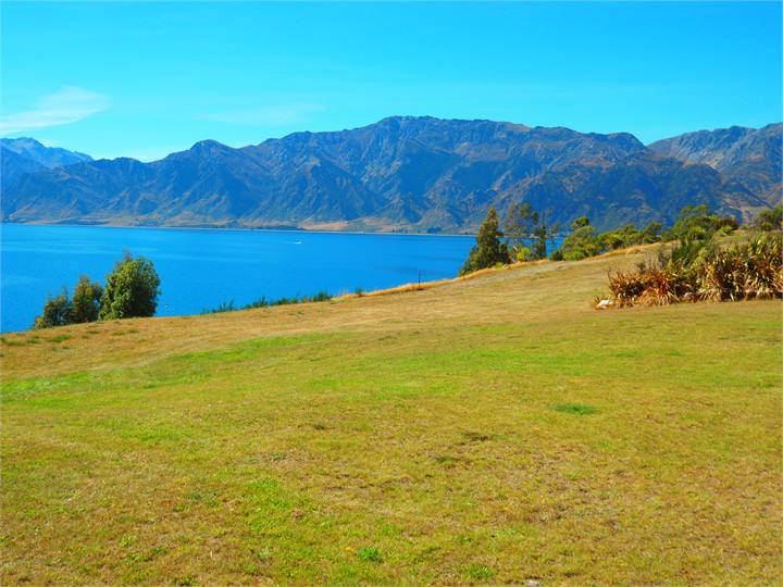 Outside playarea - grass area in front of house