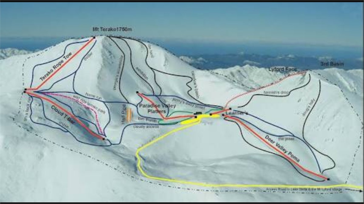 Ski Trail Map
