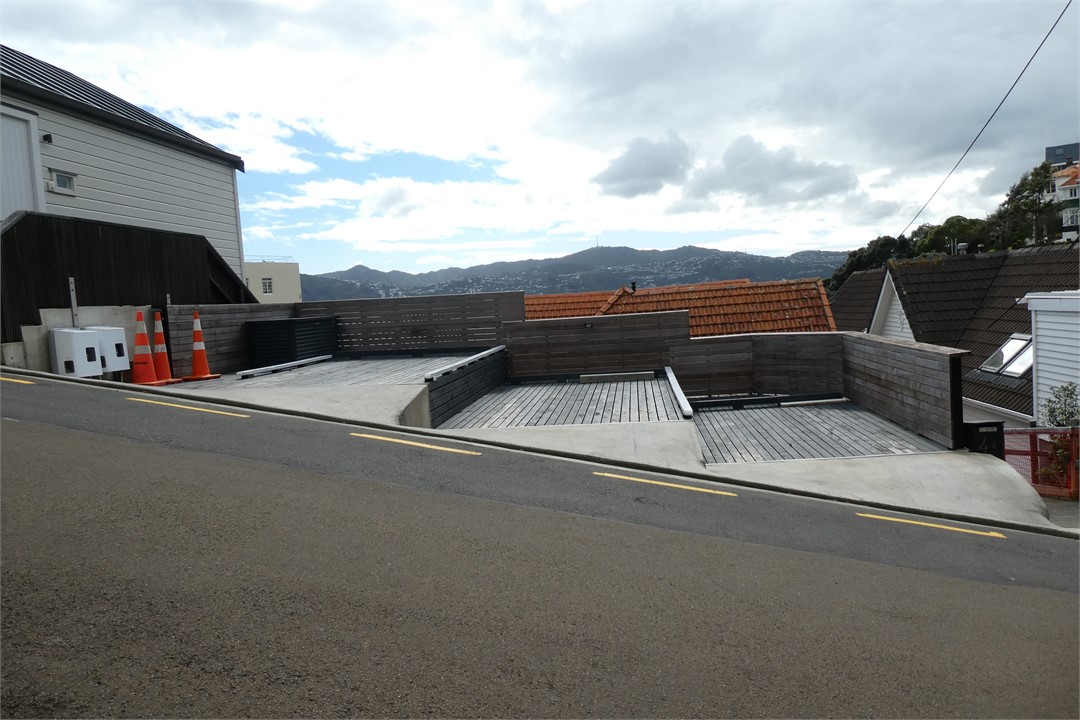 2 parks available on 3 tier car deck. Arrange at t