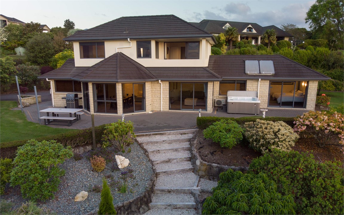 Lake facing  & sun drenched entire house