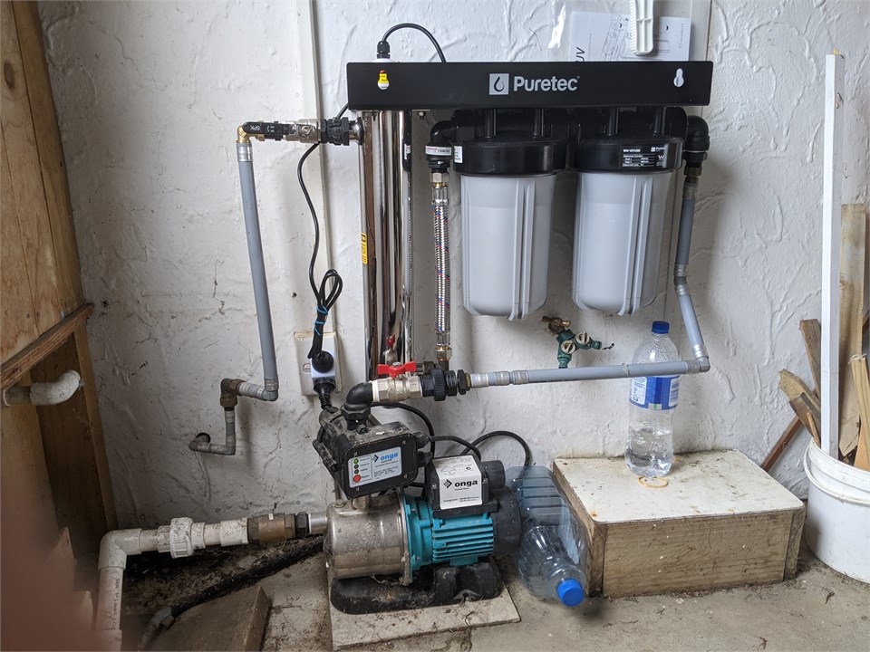 UV & filter water treatment