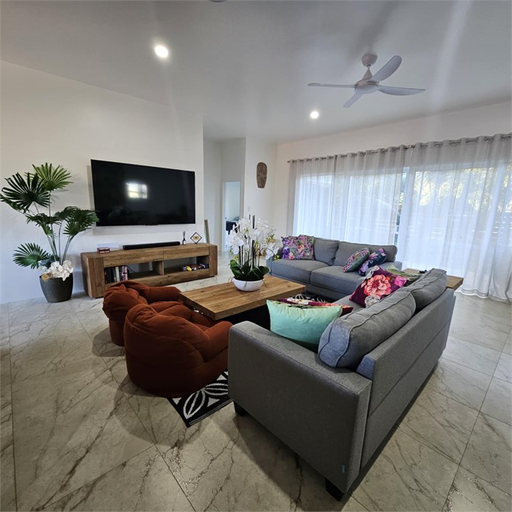 Big screen tv and sound bar