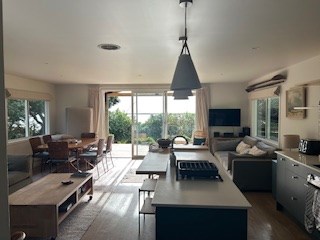 View from Kitchen to Deck at No 27