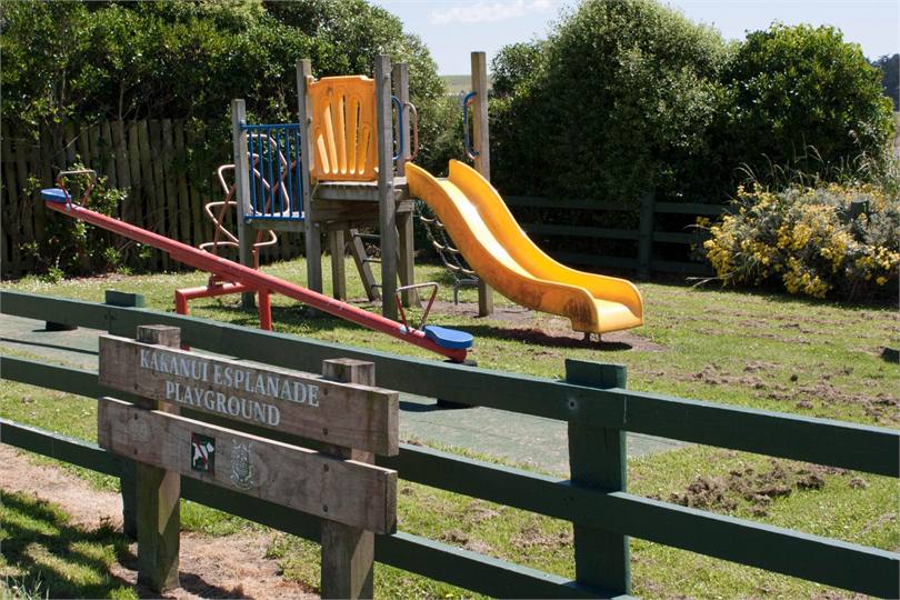 Playground just a block away