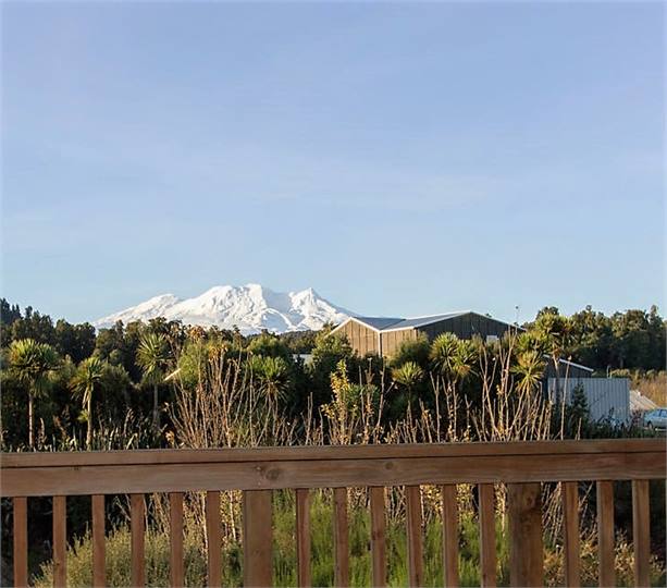 Relaxing Ruapehu - Upstairs apartment - view from