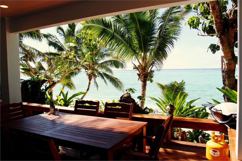 The deck and the view